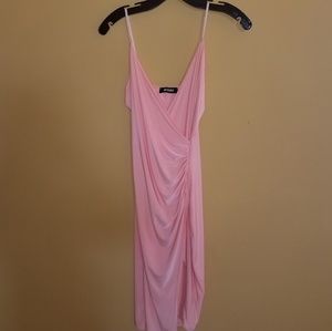 Missguided Pink Strap Dress